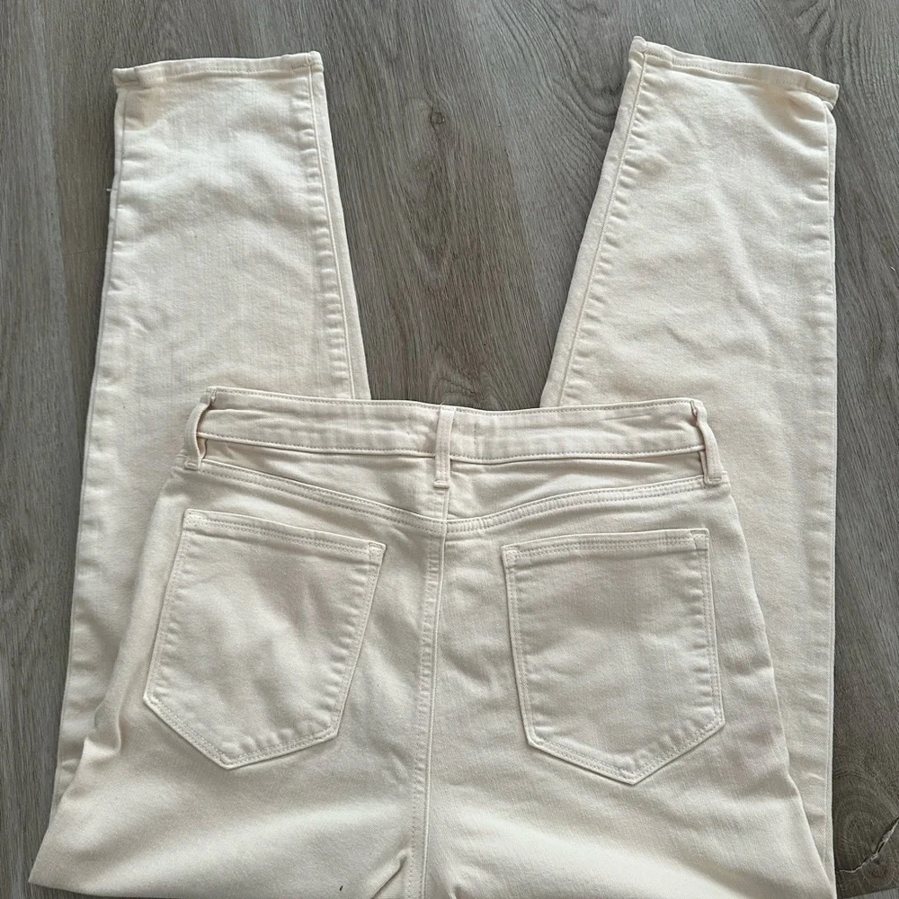 Athleta Flex Straight Jean - Color Bone - Women’s Size 10 - Picture 3 of 3